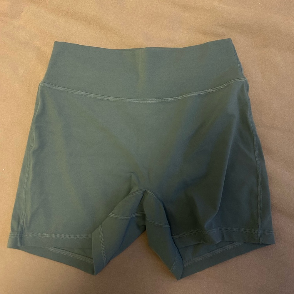 Olive Green Women's Bike Shorts